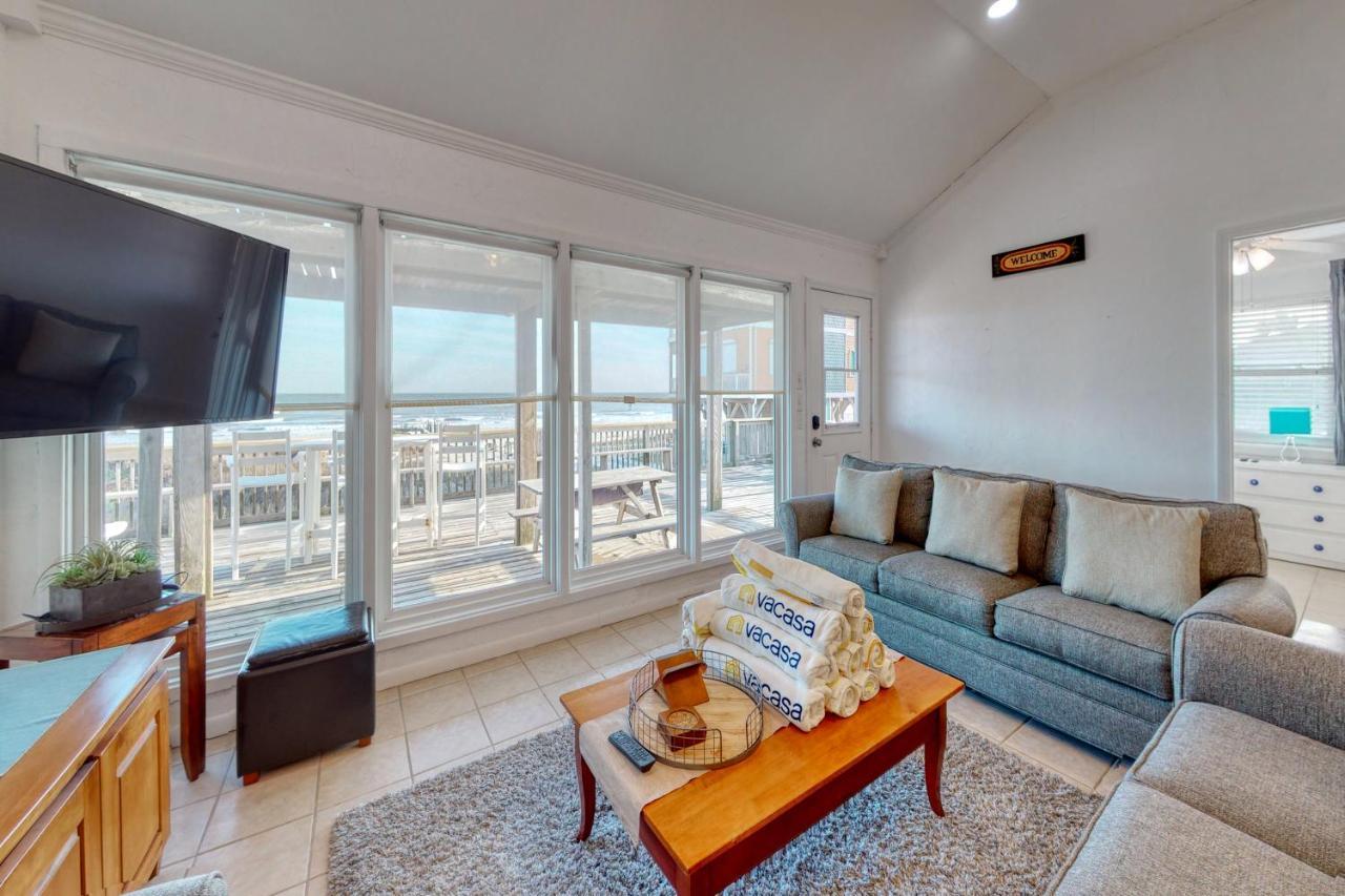 Gulf Front Retreat Villa Galveston Eksteriør bilde